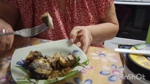 Мой обед и ужин на НУП