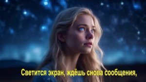 Светится экран, ждёшь снова сообщения,