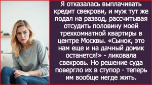 ИСТОРИИ ИЗ ЖИЗНИ|Я отказалась выплачивать кредит свекрови!|РЕАЛЬНЫЕ ИСТОРИИ|ЖИЗНЕННЫЕ ИСТОРИИ