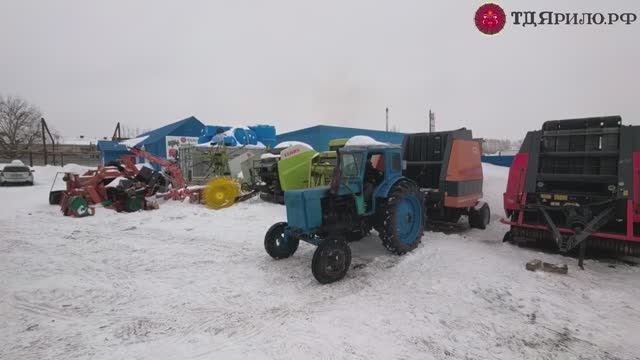 Проверка вязального аппарата и прокрутка пресс-подборщика Vicon RV 187