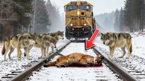 Старый охотник спас волчью семью от поезда — эта история потрясла весь мир