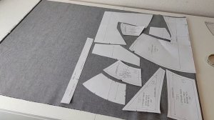 Топ с отрезной чашкой Урок 2 Лекала и крой