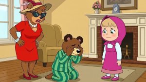 Медведь женился. Но что его жена сделала с маленькой Машей? | Фан-версия мультика «Маша и Медведь»👍