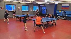 отбор Ким/Бандукова (1180) - Фролов/Озерова (834) настольный теннис 22.03 Парный МИКСТ турнир