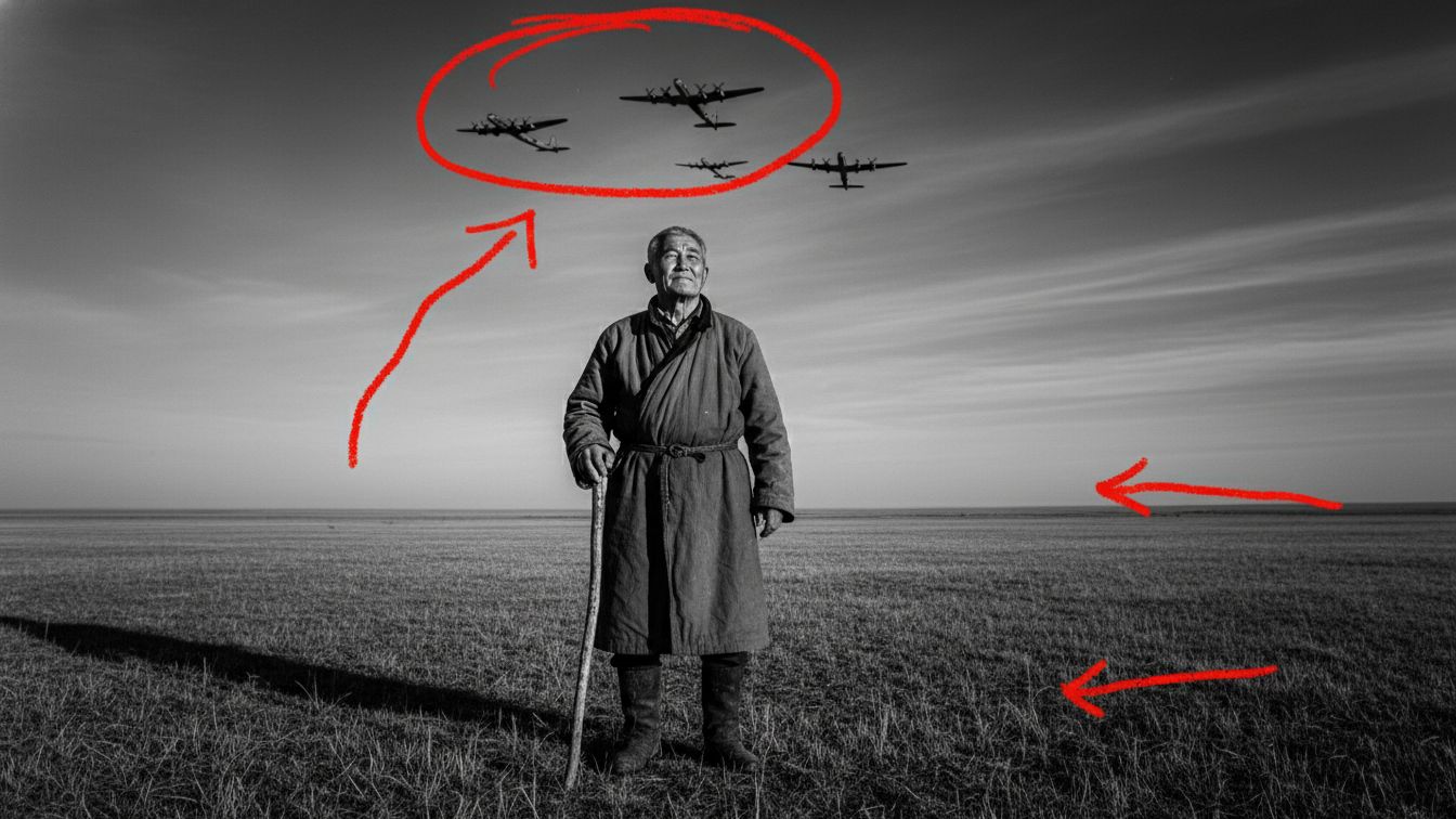 НЕМЦЫ ОТКАЗЫВАЛИСЬ ВЕРИТЬ: Казахский старик НАПРАВИЛ бомбардировщики на пустырь — штаб уцелел