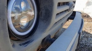 Диодные фары в ниву