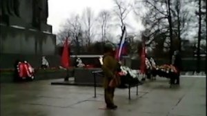 Почетный караул на Серафимовском кладбище в честь прорыва блокады Ленинграда