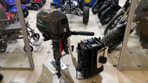 Проверяем лодочный электромотор Aiqidi E7 5.1Kw 7 л.с. перед отправкой в Екатеринбург