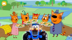 СИНИЙ ТРАКТОР И ТРИ КОТА - ПУТЕШЕСТВИЕ НА ЕНИСЕЙ - ИГРОВОЙ МУЛЬТИК ДЛЯ ДЕТЕЙ