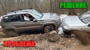 Наглядно про TORSEN в НИВЕ на бездорожье, диагоналках и песке