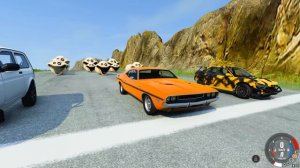 ГОЛОДНЫЙ ЧЕРВЬ ПРОТИВ МАШИН! ВЫЖИВАНИЕ НА СПУСКЕ СМЕРТИ В BeamNG.drive
