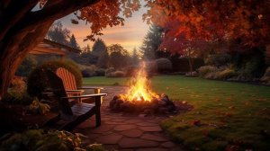 🔥 Шум костра и треск огня 3 часа | Уютный релакс и глубокий сон у костра 🏕️💤