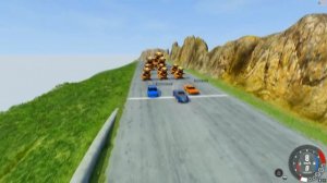 ПИББЛ ПРОТИВ МАШИН! ВЫЖИВАНИЕ НА СПУСКЕ СМЕРТИ В BeamNG.drive