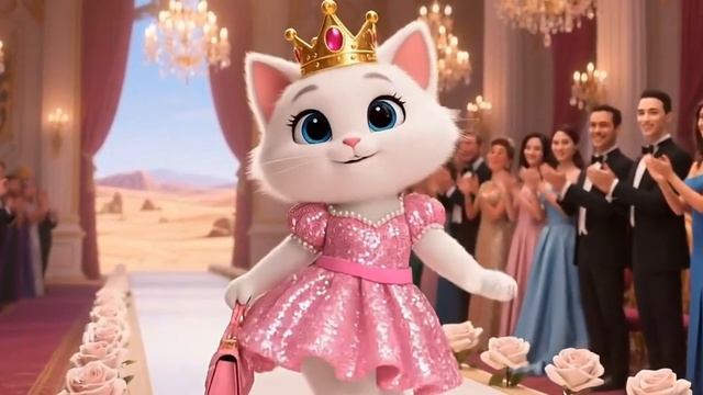 Вторая часть. Мультик про Милого котенка, Нанеси макияж в первый раз🥇💄 и выиграй шоу🏆Вторая часть