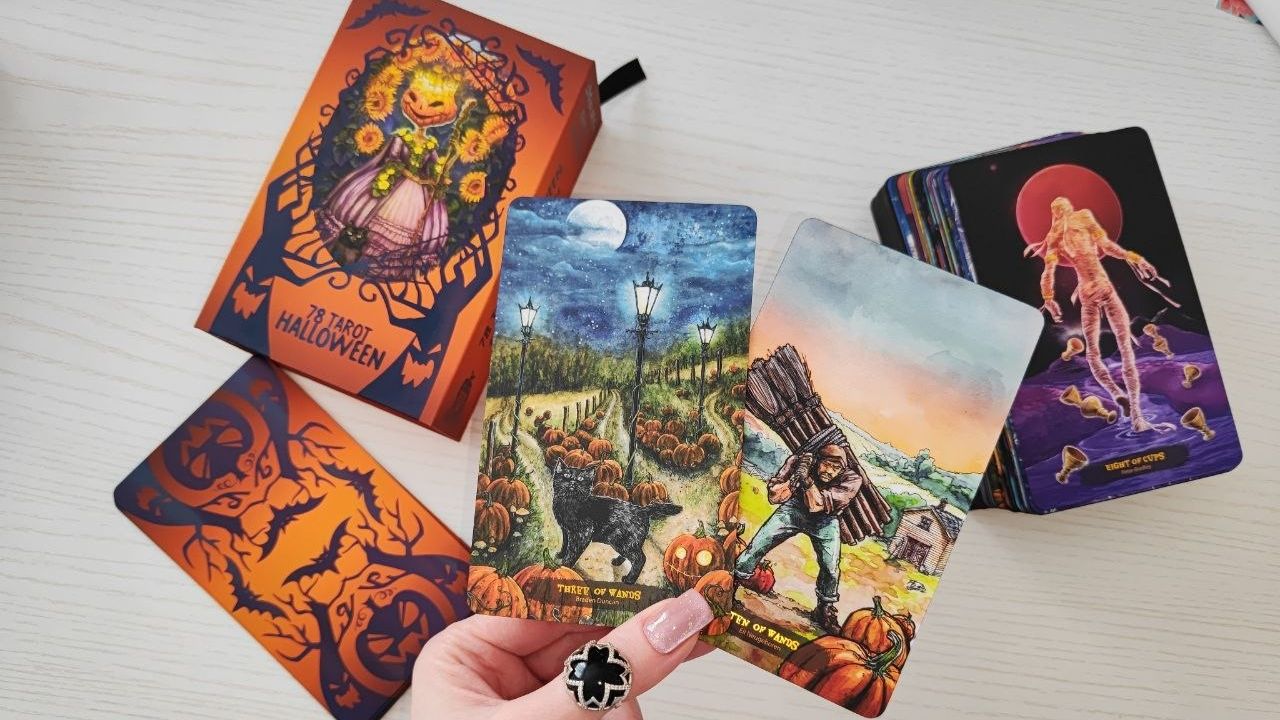 78 Tarot Project Tarot Halloween Распаковка колоды