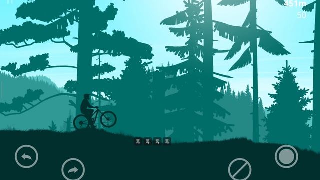 гоняю на велосипеде в Mountain Bike Xtreme