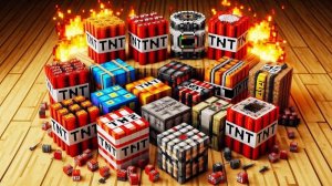 Взрываем различные ТНТ в Майнкрафте (#TNT4)