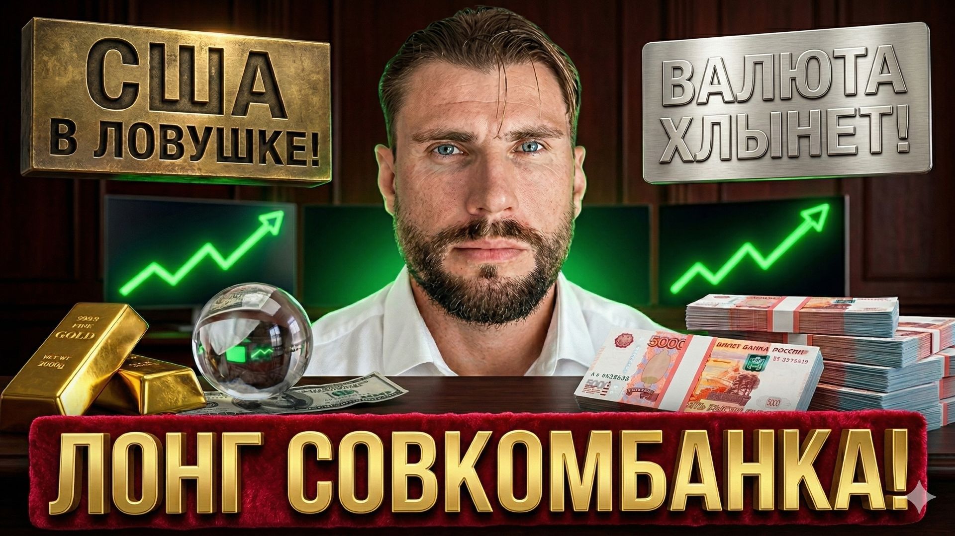 США в ловушке, а в РФ хлынет ВАЛЮТА! Отмена девальвации и ЛОНГ Совкомбанка