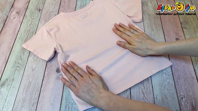 Футболка Lanson Kids хлопковая с принтом ромашки-нежно-розовая - видео