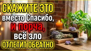 Вместо спасибо произносите одну фразу и сглаз с порчей обойдут вас стороной всю жизнь