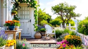 Дворы и дачи с роскошными цветами 🌹 сплошное вдохновение для души (10)