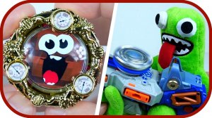 ИНФИНИТИ НАДО Трайб. Волчки: Леня, Ам Ням, Блюкоп, Миньон. Лук, Бластер, Меч.