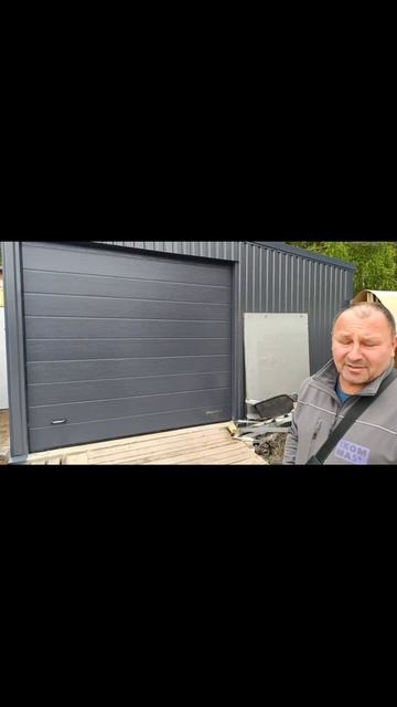 Отзыв от клиента компании ТЕХНОГРАД по установке гаражных ворот #doorhan #ТЕХНОГРАД #ворота