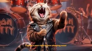 ЖЕЛЕЗНЫЙ КОТЕНОК - Пародия на кота Troopurr  (Iron Maiden)