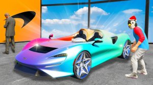 Угнал разноцветную тачку у миллионера в гта 5 онлайн ! - реальная жизнь в gta 5 online