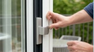 Регулировка балконной пластиковой двери.