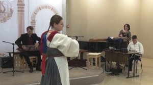 Древнерусская пляска под гусли. Реконструкция XII век.
