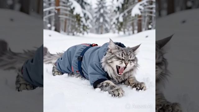 срочно котик попал в беду детские мультики мультики для детей