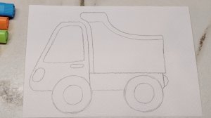 Рисуем ГРУЗОВИК / Рисунок раскраска / НарисуйКа