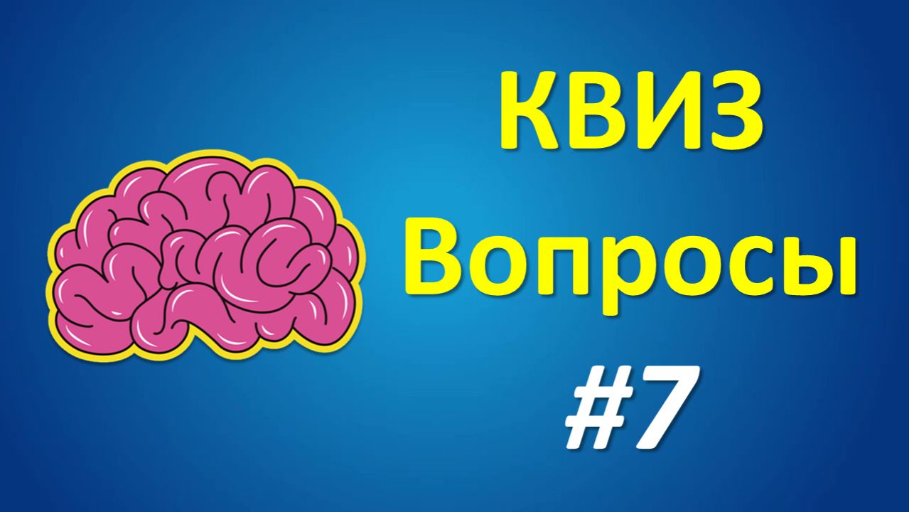 КВИЗ Вопросы #7