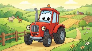 ПО ПОЛЯ ПО ПОЛЯМ ЧУДО ТРАКТОР ЕДЕТ К НАМ