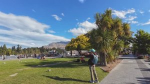 🇳🇿 Новая Зеландия, Квинстаун - мартовская вечерняя прогулка, Лейксайд и центр города 4K / 2026