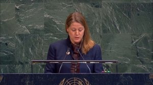 Выступление М.В.Заболоцкой в ГА ООН по случаю Международного дня памяти жертв рабства и работорговли