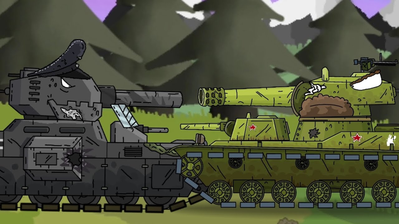 Фертайдигер спасает VK-44 — мультики про танки