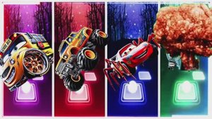 Школьный Автобус против Монстр Трака, Молнии Маккуина и Мэтра — Тайлс Хоп Музыкальная Битва