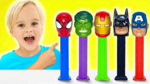 Дети превращаются в супергероев с помощью волшебных конфет