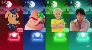 ВЛАД И НИКИ ПРОТИВ ШЕРИФА ЛАБРАДОРА: Музыкальный Баттл Супергероев — Веселый Мультик 👦👮♂️🎶