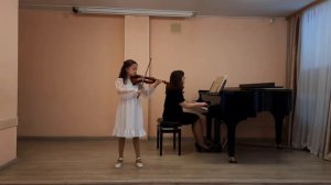 В. Стоянов "Колыбельная", Алешина Марьяна, скрипка (10 лет), г. Томск.