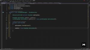 Dropdown Scripting API Part 1