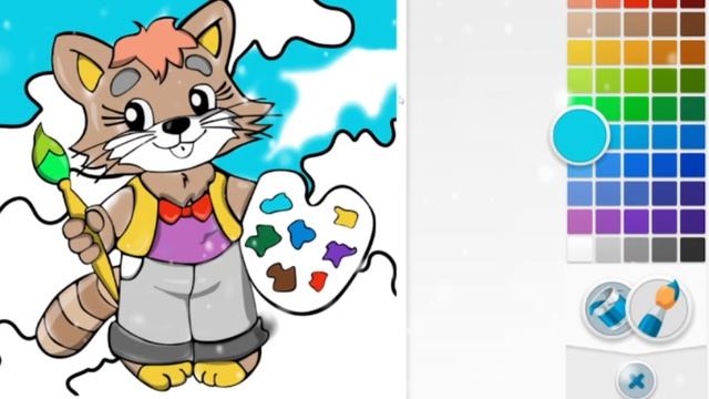 раскраска для детей мультик для малышей