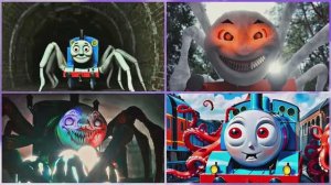 ПАРОВОЗИК ТОМАС-ПАУК И ЧУ-ЧУ ЧАРЛЬЗ: Битва Красного и Зеленого Поезда — Мультик 🚂🕸️