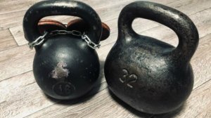 Доношение гири-32кг +18кг без четкой фиксации