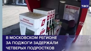 В Московском регионе за поджоги задержали четверых подростков