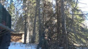 Изба в Тайге.Чуть не помер от такого ужина.Рыбалка