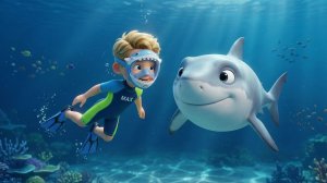 НОВИНКА !!! Мах и Акулёнок Ту Ру Ру / Песня для детей - Baby Shark 🦈