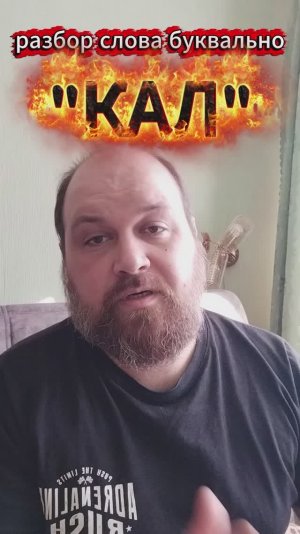 "КАЛ" разбор слова буквально